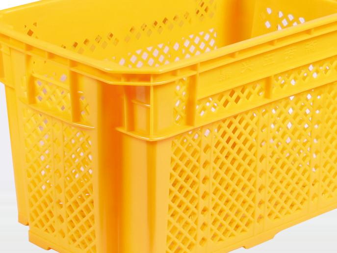 KS550網孔型翻轉套疊色色网视频周轉箱 KS550網孔型翻轉套疊色色网视频周轉箱